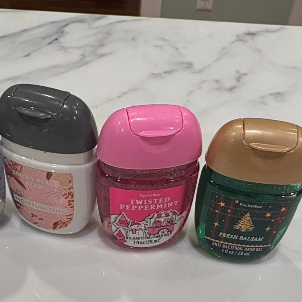 Bath & Body Works PocketBac Hand Sanitizers — Gray, Gold, White - Picture 3 of 3